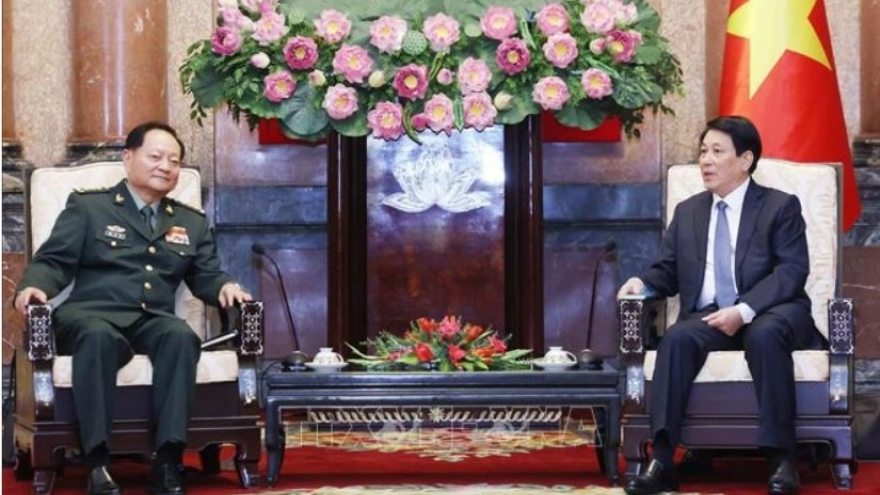 State President hosts Vice Chairman of China's Central Military Commission